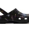 Crocs クラシッククロッグ カジュアル 通気性 ビーチシューズ ブラック ユニセックス 206868-001