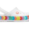 Crocs レインボー アウトドア ビーチスポーツ ビッグボーイズ ホワイトサンダル 207007-100