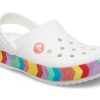 Crocs レインボー アウトドア ビーチスポーツ ビッグボーイズ ホワイトサンダル 207007-100