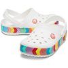 Crocs レインボー アウトドア ビーチスポーツ ビッグボーイズ ホワイトサンダル 207007-100