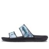 Crocs クラシック カジュアル ユニセックス ブルー ブラック スリッパ 207283-988