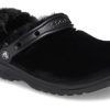 Crocs クラシック ファー シュア スリップオン クロッグ “ブラック” 207303-001