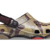 Crocs クラシック クロッグ デザート カモフラージュ ビーチ ユニセックス ブラック ブラウン サンダル 207305-088