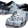 Crocs クラシック クロッグ デザート カモフラージュ アウトドア ビーチ ユニセックス ブラック グレー サンダル 207305-097