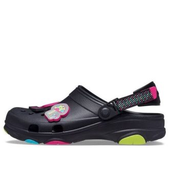 Crocs クラシック オールテレイン クロッグ ミニマル カジュアル ユニセックス ブラック サンダル 207340-001 Crocs クラシック オールテレイン クロッグ ミニマル カジュアル ユニセックス ブラック サンダル 207340-001