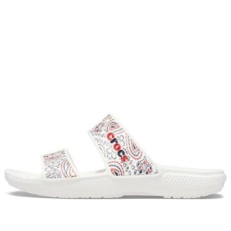 Crocs クラシック ノンスリップ 耐摩耗性 スポーツスリッパ ユニセックス ホワイト 207350-94S