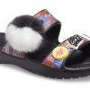 Crocs クラシック ソフトソール コージー フラットヒール スポーツスリッパ ユニセックス ブラック 207403-001