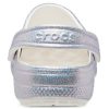 Crocs クラシック カジュアル ユニセックス メタリックシルバー ピンク サンダル 207551-90H