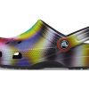 Crocs カラフルクロックス ビーチ ユニセックス マルチカラー ブラック サンダル 207556-0C4