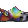 Crocs カラフルクロックス ビーチ ユニセックス マルチカラー ブラック サンダル 207556-0C4