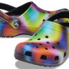 Crocs カラフルクロックス ビーチ ユニセックス マルチカラー ブラック サンダル 207556-0C4