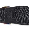 Crocs カラフルクロックス ビーチ ユニセックス マルチカラー ブラック サンダル 207556-0C4