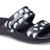 Crocs クラシック カジュアル ファッション ユニセックス ブラック ブルー スリッパ 207680-066