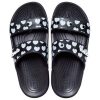 Crocs クラシック カジュアル ファッション ユニセックス ブラック ブルー スリッパ 207680-066