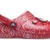 Crocs クラシック スタイリッシュ アウトドア スポーツ ユニセックス レッド サンダル 207687-646