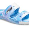 Crocs クラシック クロッグ マーブル ビーチ ユニセックス ホワイトブルー スリッパ “ホワイトブルー” 207701-1FK
