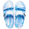 Crocs クラシック クロッグ マーブル ビーチ ユニセックス ホワイトブルー スリッパ “ホワイトブルー” 207701-1FK
