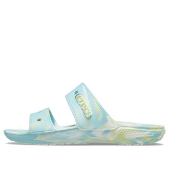 Crocs クラシック カジュアル ファッション ユニセックス ブルーグリーン スリッパ “ブルーグリーン” 207701-4SU