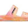 Crocs クラシック クロッグ マーブル ビーチ ユニセックス レッド マルチカラー スリッパ “レッド” 207701-83F
