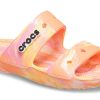 Crocs クラシック クロッグ マーブル ビーチ ユニセックス レッド マルチカラー スリッパ “レッド” 207701-83F