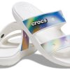 Crocs クラシック カラフル ユニセックス マルチカラー ホワイト サンダル 207771-94S