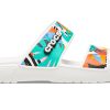 Crocs クラシック クロッグ コージー ユニセックス ホワイト マルチカラー スリッパ “ホワイト” 207856-94S