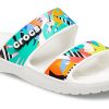Crocs クラシック クロッグ コージー ユニセックス ホワイト マルチカラー スリッパ “ホワイト” 207856-94S