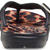Crocs クラシック アニマル フリップフロップ ユニセックス ヒョウ柄 “ブラックヒョウ” 207872-0CU