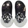 Crocs ディスコ クラシック ラインド ディスコ グリッター クロッグ “ブラック ホワイト” 208075-0ZS