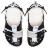 Crocs クラシック ジップタイ バックル クロッグ “ブラック ホワイト” 208127-066