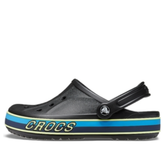 Crocs バヤバンド スポーツバンド クロッグ “ブラック マルチカラー” 208268-0C4