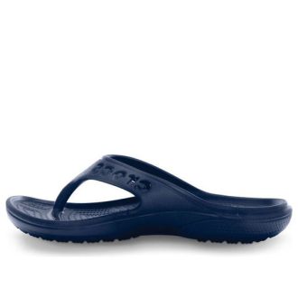 Crocs Baya Light Cozy フラット フリップフロップ ディープブルー 11999-410