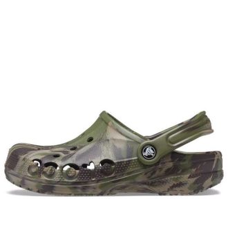 Crocs Baya Marble Fashion Outdoor ユニセックス ミリタリーグリーン サンダル 206935-3TC Crocs Baya Marble Fashion Outdoor ユニセックス ミリタリーグリーン サンダル 206935-3TC