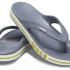 Crocs Bayaband Flip 滑り止め 耐摩耗性 カジュアル グレーグリーン スリッパ “グレーグリーン” 205393-0A3