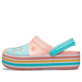 Crocs CB プラットフォーム ボールドカラー メロン ユニセックス クロッグ 205699-737 Crocs CB プラットフォーム ボールドカラー メロン ユニセックス クロッグ 205699-737