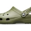 Crocs Classic Beach ユニセックス アーミーグリーン サンダル 10001-309
