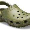 Crocs Classic Beach ユニセックス アーミーグリーン サンダル 10001-309