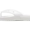 Crocs Classic Crocs Flip カジュアル ビーチサンダル ユニセックス ホワイト 207713-100