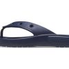 Crocs Classic Crocs Flip カジュアル ビーチサンダル ユニセックス ネイビーブルー 207713-410