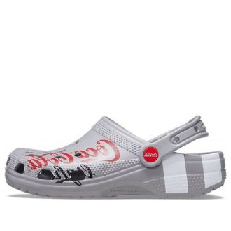 Crocs Coca Cola x Crocs Crossover Light X Outdoor フラットヒール カジュアル スポーツ ユニセックス グレー サンダル 207220-030