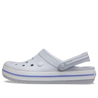 Crocs Crocband 軽量 耐摩耗性 ユニセックス グレー サンダル 11016-1FH Crocs Crocband 軽量 耐摩耗性 ユニセックス グレー サンダル 11016-1FH