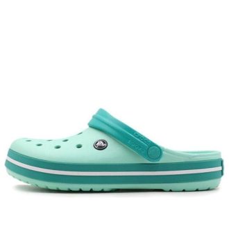 Crocs Crocband 軽量 耐摩耗性 ユニセックス ミントグリーン サンダル 11016-3R6 Crocs Crocband 軽量 耐摩耗性 ユニセックス ミントグリーン サンダル 11016-3R6