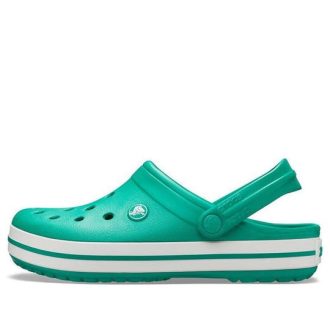 Crocs Crocband 軽量 耐摩耗性 ユニセックス グリーン サンダル 11016-3TL Crocs Crocband 軽量 耐摩耗性 ユニセックス グリーン サンダル 11016-3TL
