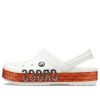 Crocs Crocband ロゴ モーション クロッグ ユニセックス ホワイトオレンジ サンダル “ホワイトオレンジ” 206381-127