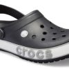 Crocs Crocband Bold Logo Clog ブラック ユニセックス サンダル 206021-02G