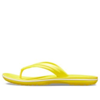 Crocs Crocband Flip ビーチサンダル イエロー 11033-7B0