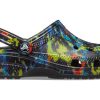 Crocs クラシック タイダイ柄 Crocs ビーチ ユニセックス デニムブルー サンダル 205453-4SW