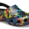 Crocs クラシック タイダイ柄 Crocs ビーチ ユニセックス デニムブルー サンダル 205453-4SW