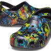 Crocs クラシック タイダイ柄 Crocs ビーチ ユニセックス デニムブルー サンダル 205453-4SW