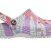 Crocs クラシッククロッグパターン Crocs フラットヒール スポーツ カラフルブルーサンダル 205453-6SN